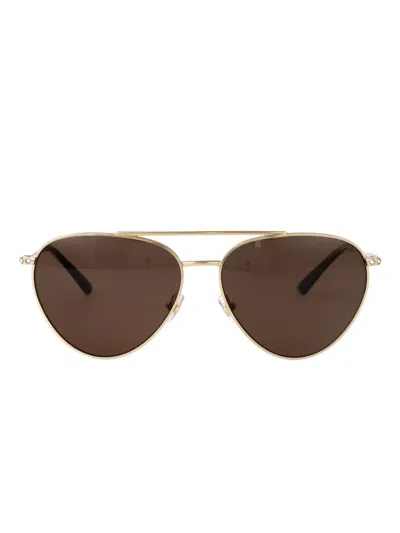 Jimmy Choo Geometric Frame Sunglasses In Blu Trasparente