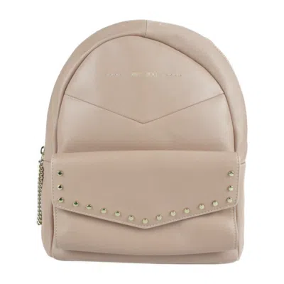 Pre-owned Jimmy Choo Pink Beige Leather Handbag Shoulder Bag ()