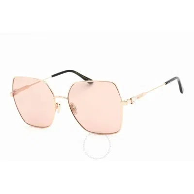 Jimmy Choo Pink Flash Silver Butterfly Ladies Sunglasses Reyes/s 0ddb/2s 59