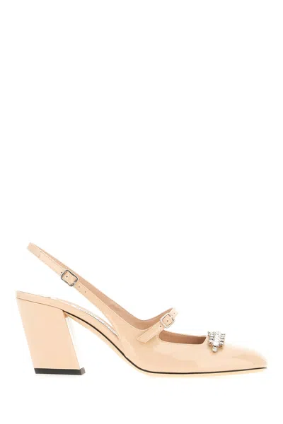 Jimmy Choo Pink Leather Belinda Pumps