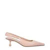 Jimmy Choo Pink Leather High Heel Women's Pumps In Pink
