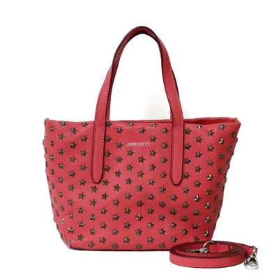 Pre-owned Jimmy Choo Pink Leather Shoulder Bag ()