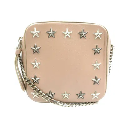 Pre-owned Jimmy Choo Pink Leather Shoulder Bag ()