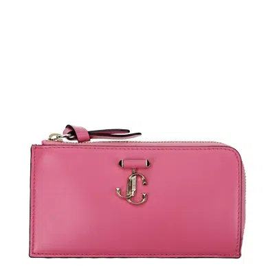 Jimmy Choo Pink Leather Wallet