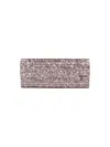 Jimmy Choo Rectangular Clutch Bag Chain Strap Glitter In Pink
