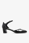 Jimmy Choo Pixie Mary Jane Block-heel Shoes In Black