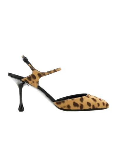 JIMMY CHOO JIMMY CHOO PIXIE 80 LEOPARD PRINTED PUMPS