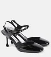 Jimmy Choo 80mm Pixie Patent Leather Pumps In Black