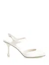 Jimmy Choo Pixie 80 Satin Pumps In White
