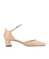 Jimmy Choo Pixie Ankle-strap Mary Janes Pumps In Sand Beige