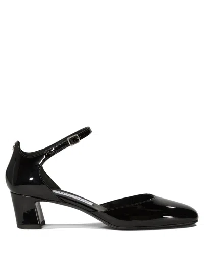 JIMMY CHOO PIXIE HEELED SHOES BLACK