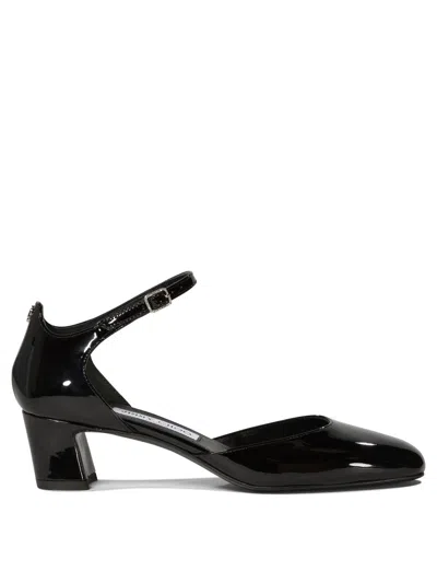 Jimmy Choo Pixie Mary Jane Block-heel Shoes In Black