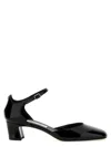 Jimmy Choo Pixie Mary Jane Block-heel Shoes