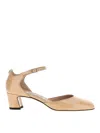 Jimmy Choo Pixie Ankle-strap Mary Janes Pumps In Beige