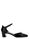 Jimmy Choo Pixie Mary Jane Block-heel Shoes In Black