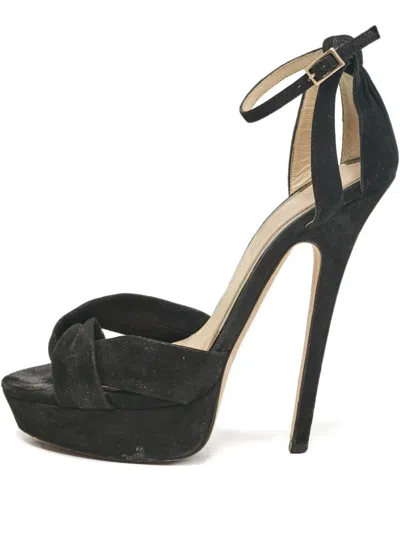 Pre-owned Jimmy Choo Platform Knotted Sandals