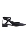 Jimmy Choo Pointed Flat Sandals In Black
