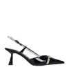 Jimmy Choo Leather Camila Pumps Glossy Finish In Black