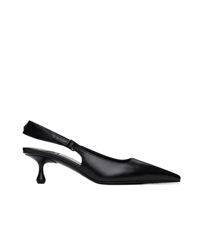 Jimmy Choo Pointed High Heel Sandals In Black