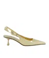 Jimmy Choo Pointed High Heel Sandals In Brown