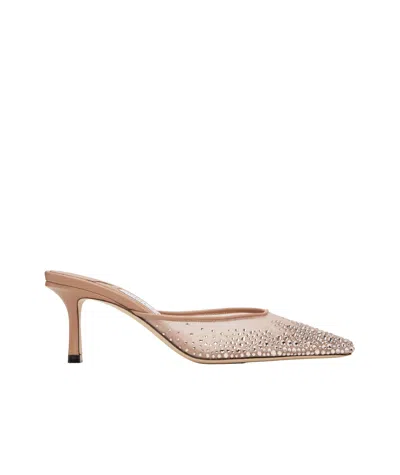 JIMMY CHOO POINTED HIGH HEEL SANDALS