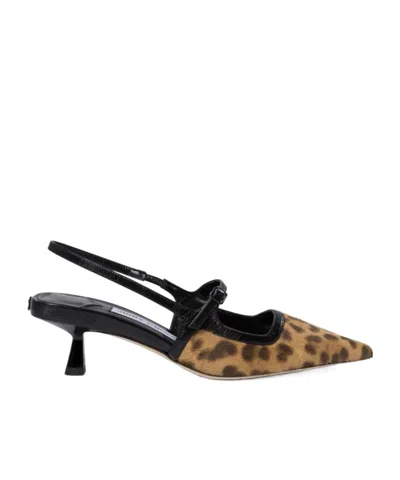 JIMMY CHOO POINTED HIGH-HEELED SANDALS