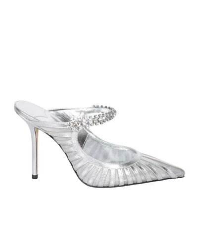 Jimmy Choo Pointed High-heeled Sandals In Gray