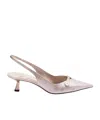 Jimmy Choo Pointed High-heeled Sandals In Nude