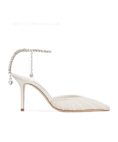 Jimmy Choo Pointed High-heeled Sandals In White
