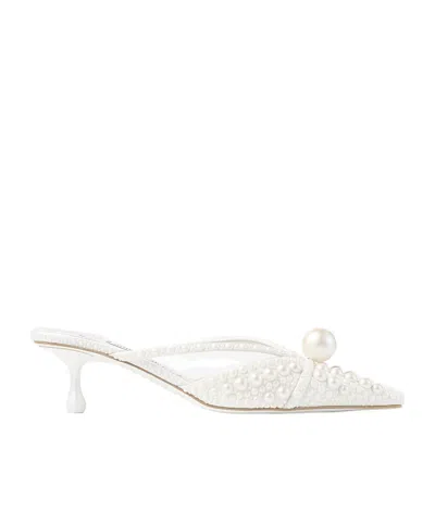JIMMY CHOO POINTED HIGH-HEELED SANDALS