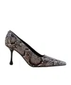 Jimmy Choo Ixia 80 Python Print Leather Pumps In Animal Print
