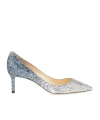 Jimmy Choo Pointed High Heels In Gray
