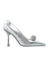 Jimmy Choo Pointed High Heels In Gray