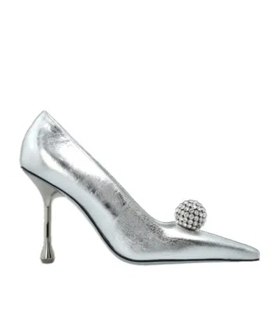JIMMY CHOO JIMMY CHOO ORB EMBELLISHED HEELED PUMPS