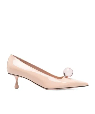 Jimmy Choo Pointed High Heels In Nude