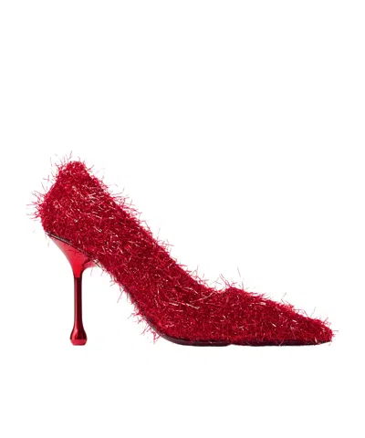 JIMMY CHOO JIMMY CHOO IXIA 95 TINSEL PUMPS