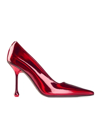 Jimmy Choo Pointed High Heels In Red
