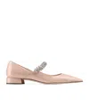 Jimmy Choo Bing Pump Flat In Nude