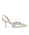 Jimmy Choo Pointed Stilettos In White