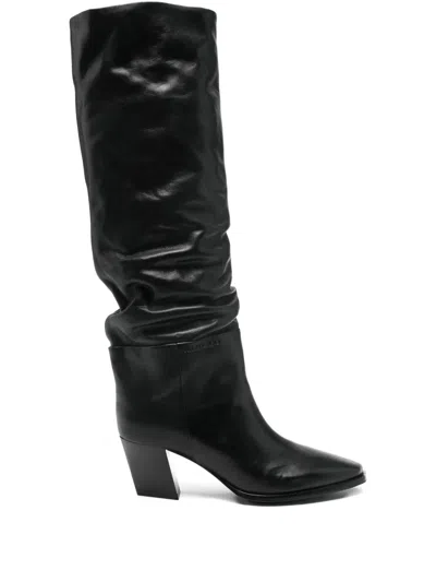 JIMMY CHOO POINTED TOE HEELED 60 BOOTS