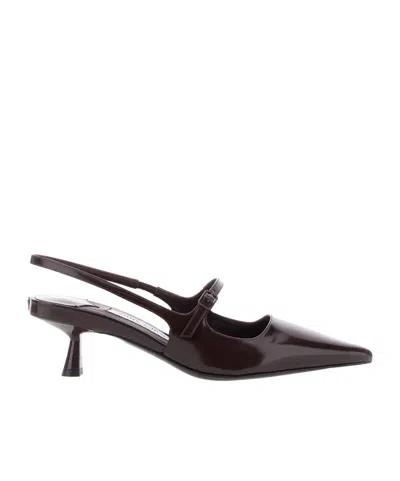 Jimmy Choo Pointed Toe High Heel Sandals In Black