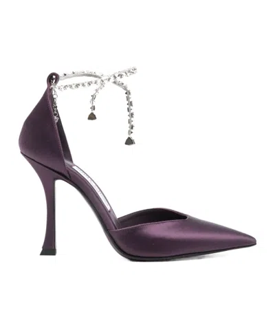 Jimmy Choo Pointed-toe High Heels In Purple