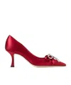 Jimmy Choo Pointed-toe High Heels In Red