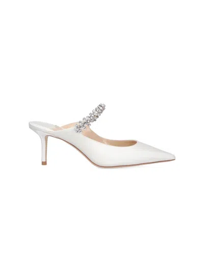 JIMMY CHOO POINTED-TOE MULE WITH MID-HEIGHT STILETTO HEEL