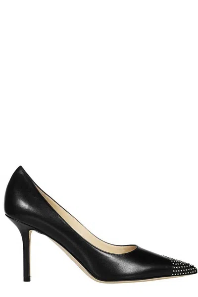 Jimmy Choo 'ixia' Pointed Toe Stiletto Pumps In Black