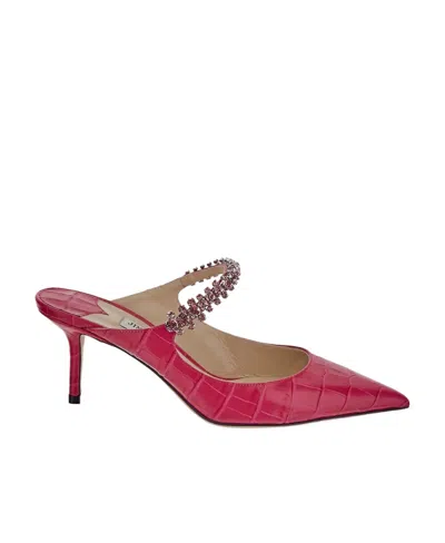 Jimmy Choo Pointed-toe Slingback Pumps In Pink