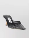 Jimmy Choo Black Pointed Toe Mules