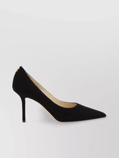 JIMMY CHOO POINTED TOE STILETTO HEEL SUEDE PUMPS