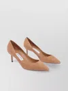 Jimmy Choo Romy 85 Pumps In Toffee Colour Suede