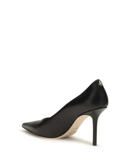 Jimmy Choo Pointed-toe Calfskin Pump In Black